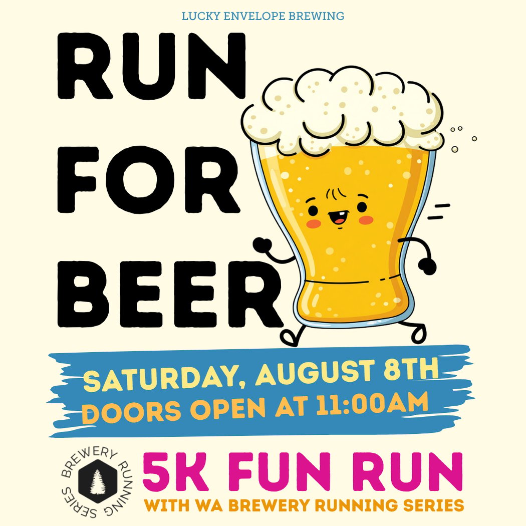 5k Beer Run x Lucky Envelope Brewing 1